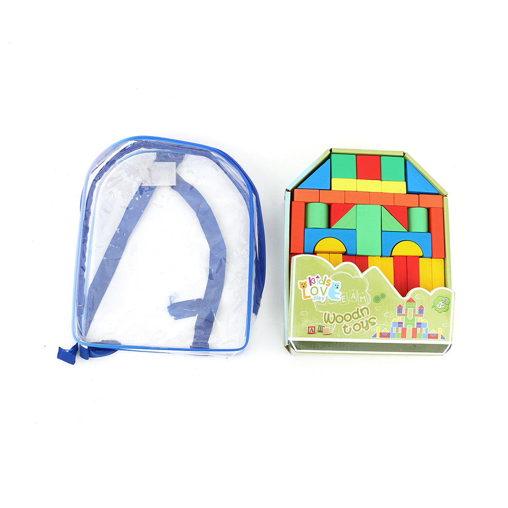 Mochila Con Bloques De Madera