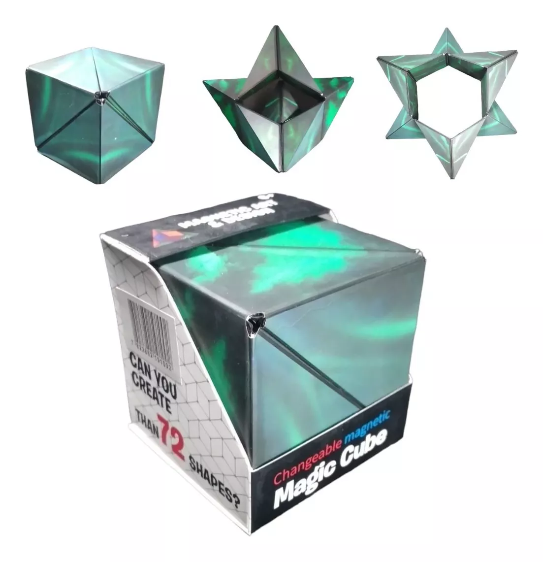 Cubo Mágico 3D Verde