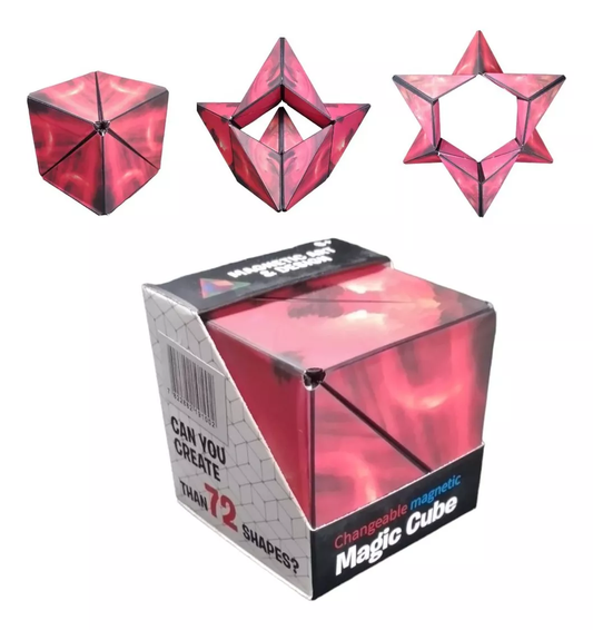 Cubo Mágico 3D Rojo